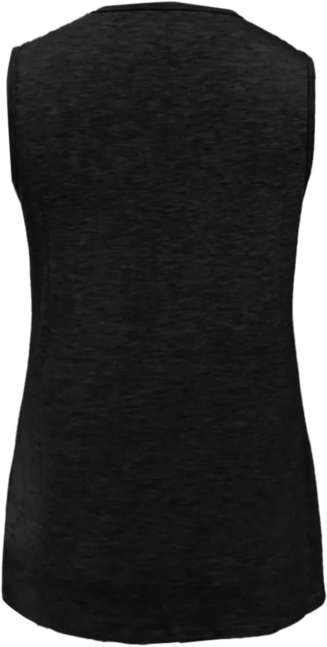 Tank Top for Women Summer V Neck T-Shirts Casual Sleeveless Comfy Tshirts Loose Fit Vacation Beach Fashion