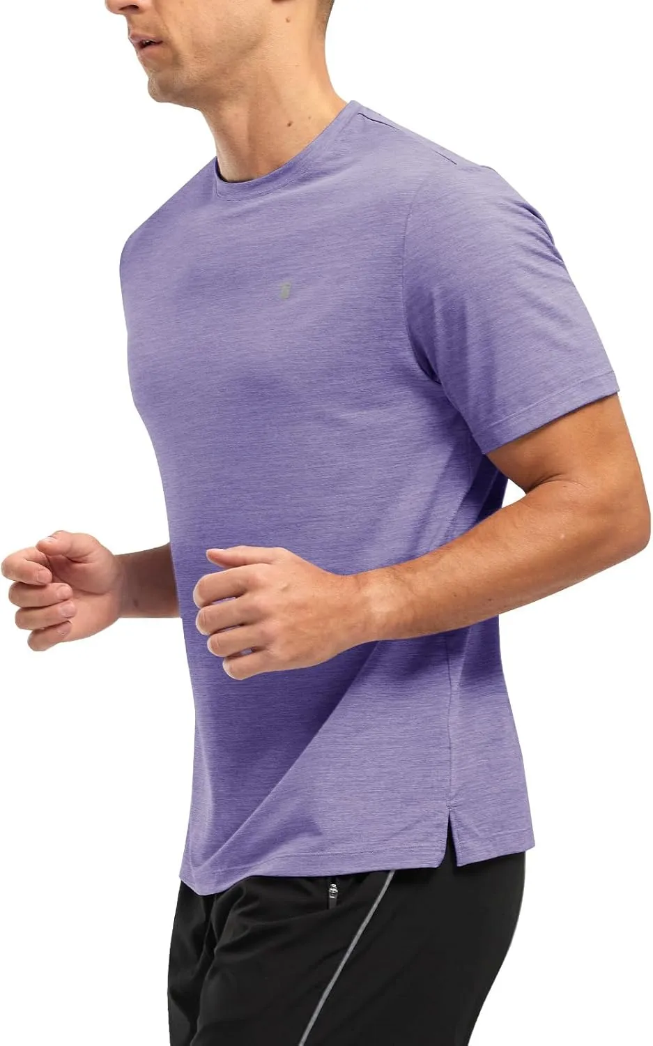 TBMPOY Men's Workout Dry Fit T-Shirt Quick Dry UPF 50  Athletic Shirt Moisture Wicking Lightweight Top Running Activewear