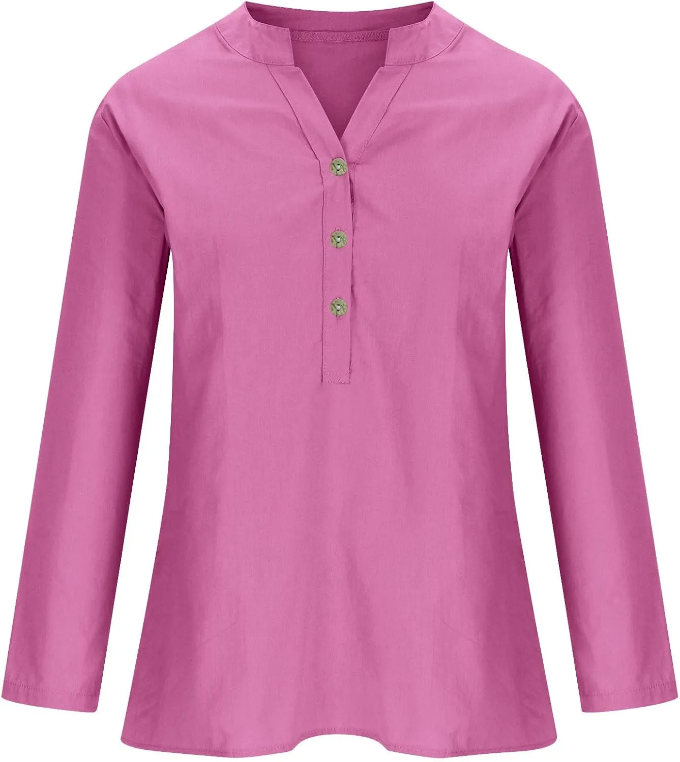 Women Linen Shirts V-Neck Button Blouses Embroidery 2025 Summer Tshirt Short Sleeve Loose T Shirts