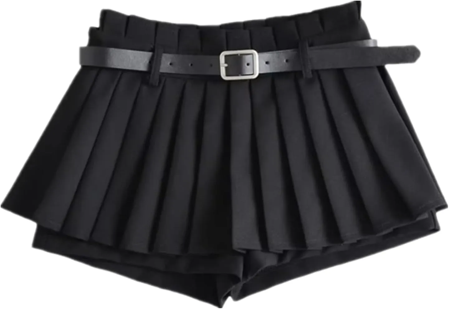 Women Sexy Pleated Mini Skirt Lace Ruffle Solid Lingerie Short Skirts Mini Skirts With Shorts Sexy Gothic Mini Skirt