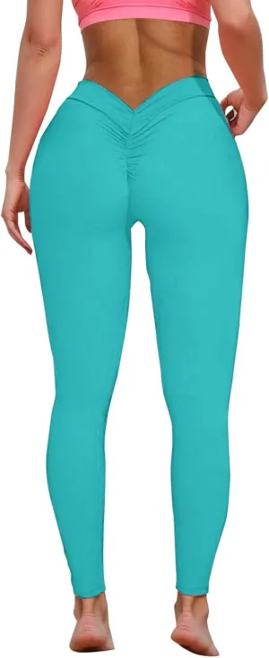 Women Yoga Pants Flared Pants for Women Solid Color High Waisted Yoga Pants Crossover Yoga Pants with Tummy Control