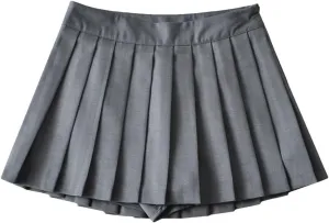 Women's Casual Mini Short Skirt Pleated Skirts for Women Elastic Sexy Pencil Club Skirts