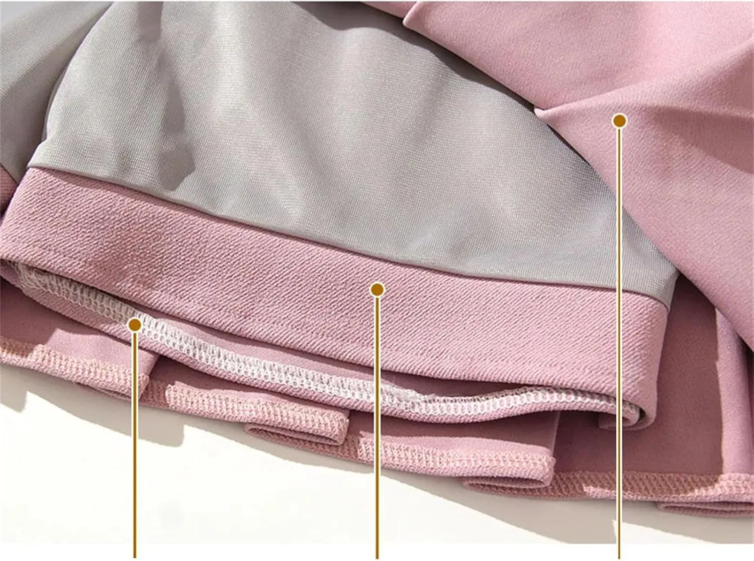 Women's High Waist Mini Skirts for Women Pleated Athletic Skirts Large Size A-Line Skirt