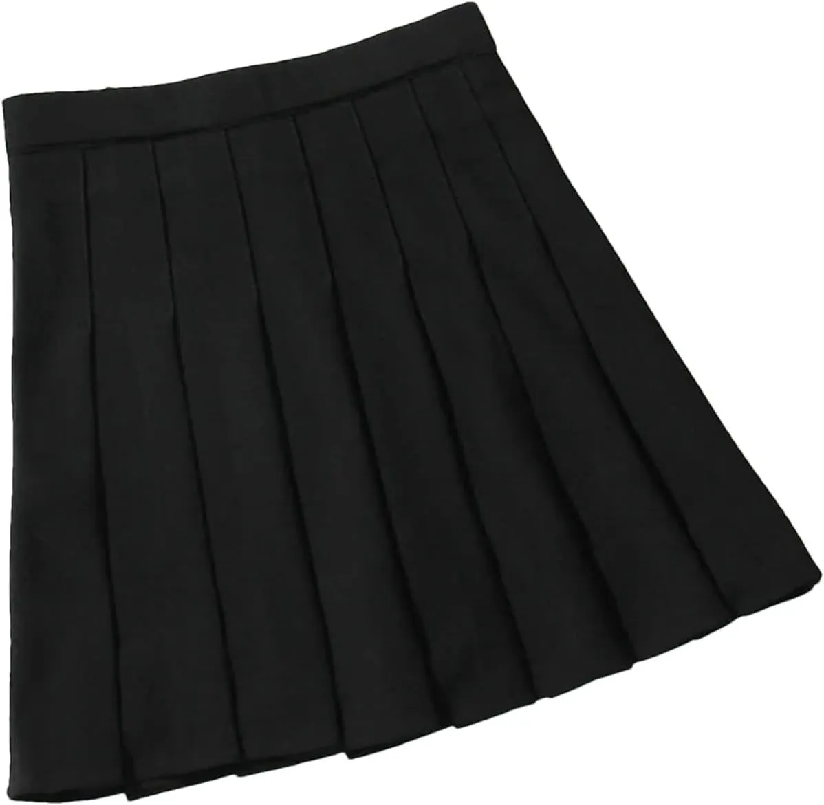 Women's High Waist Mini Skirts for Women Pleated Athletic Skirts Large Size A-Line Skirt