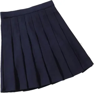 Women's High Waist Mini Skirts for Women Pleated Athletic Skirts Large Size A-Line Skirt