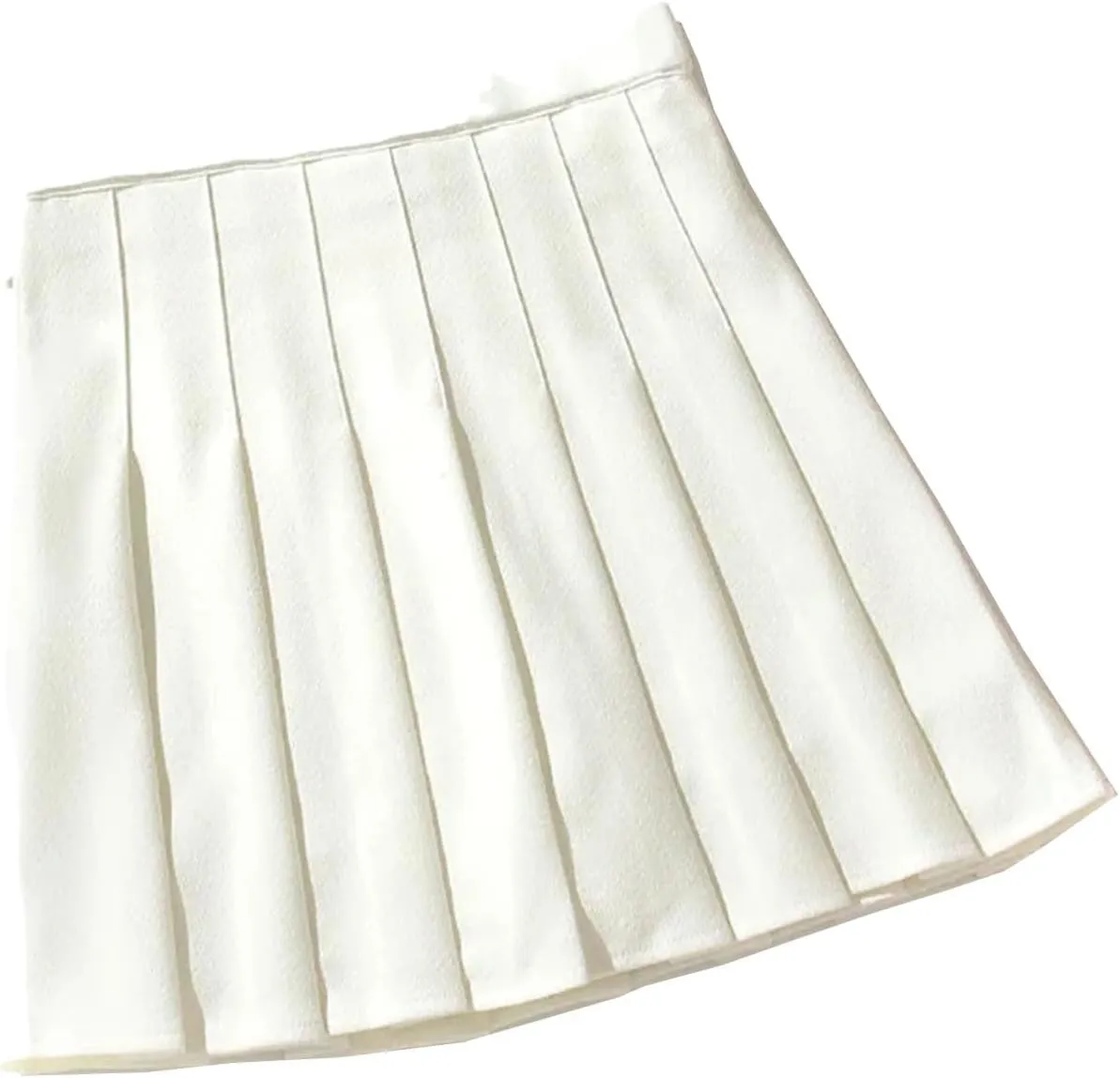 Women's High Waist Mini Skirts for Women Pleated Athletic Skirts Large Size A-Line Skirt