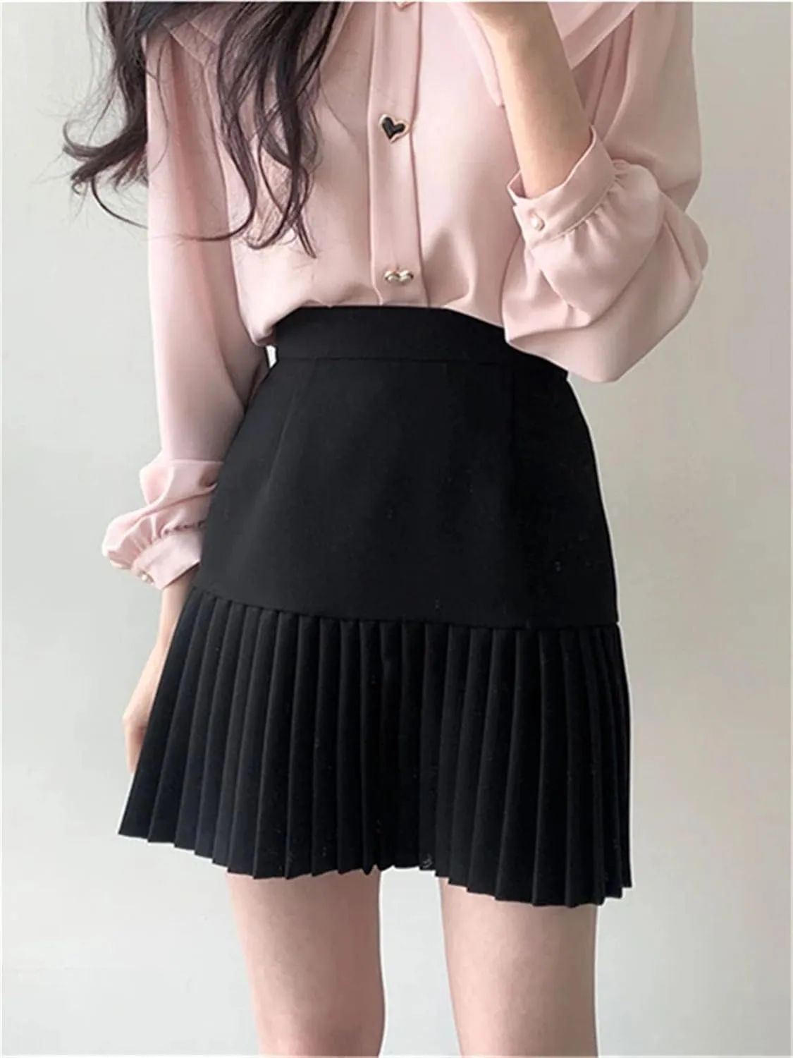 Women's High Waist Mini Skirts for Women Summer Office Elegant Short Skirts Casual Pleated Athletic Skirts