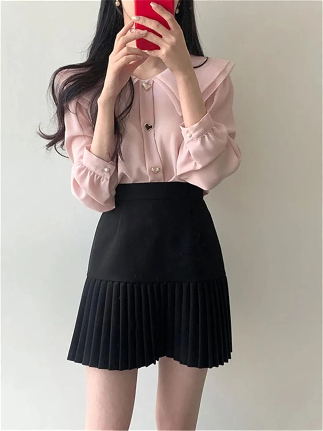 Women's High Waist Mini Skirts for Women Summer Office Elegant Short Skirts Casual Pleated Athletic Skirts