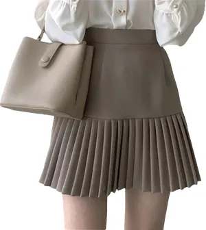 Women's High Waist Mini Skirts for Women Summer Office Elegant Short Skirts Casual Pleated Athletic Skirts