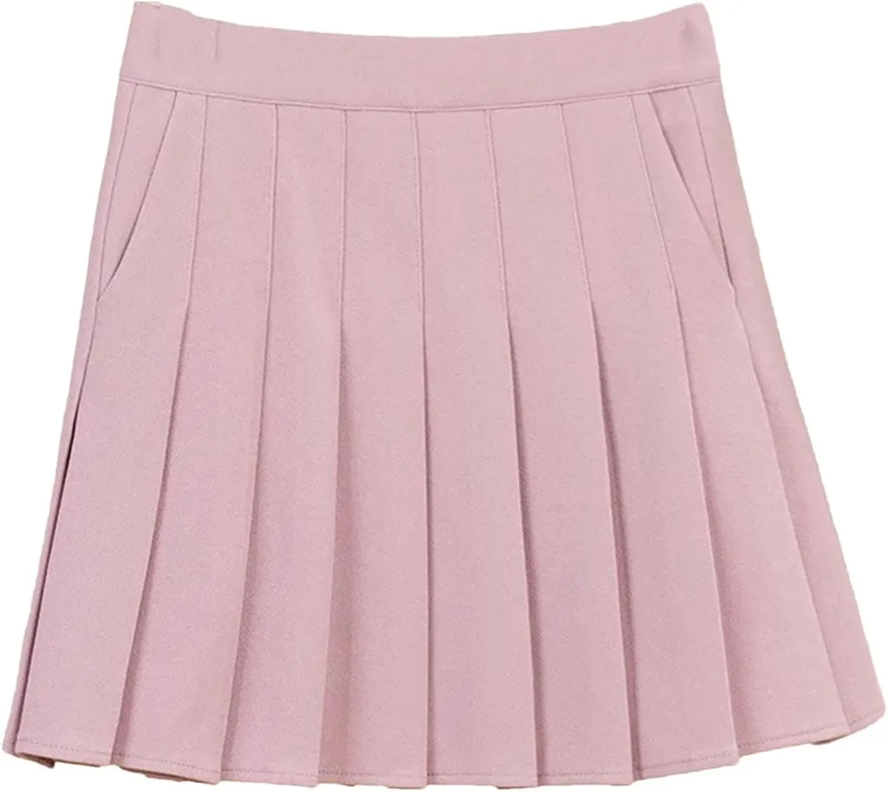 Women's High-Waisted Short Skirts for Women Pleated Athletic Skirts with Pockets Sexy Mini Skirt