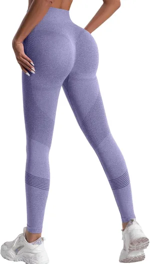 Womens High Waisted Yoga Pants Stretch Tummy Control Leggings Soft Butt Lifting Body Shaper Activewear Gym Clothes