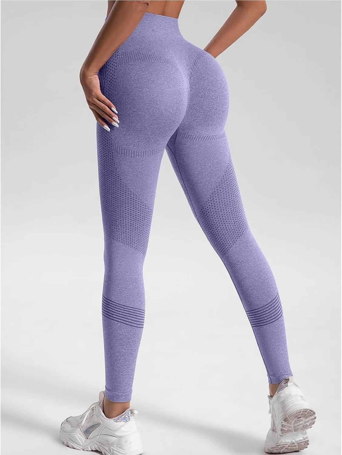 Womens High Waisted Yoga Pants Stretch Tummy Control Leggings Soft Butt Lifting Body Shaper Activewear Gym Clothes