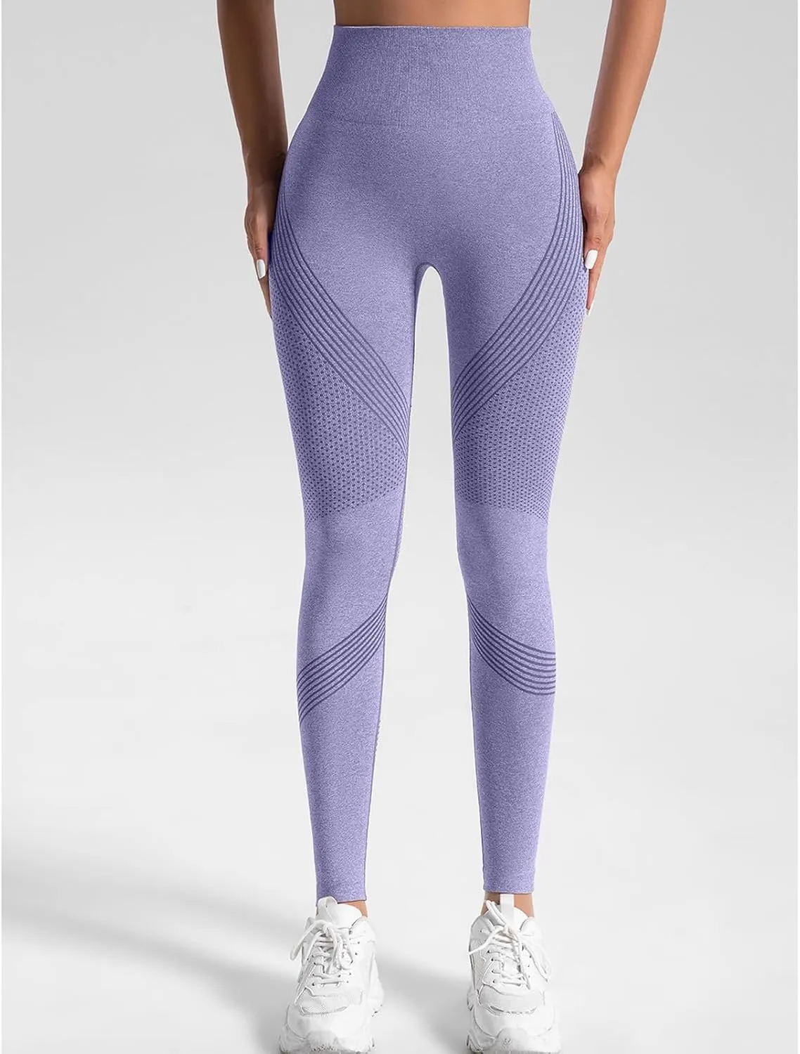 Womens High Waisted Yoga Pants Stretch Tummy Control Leggings Soft Butt Lifting Body Shaper Activewear Gym Clothes