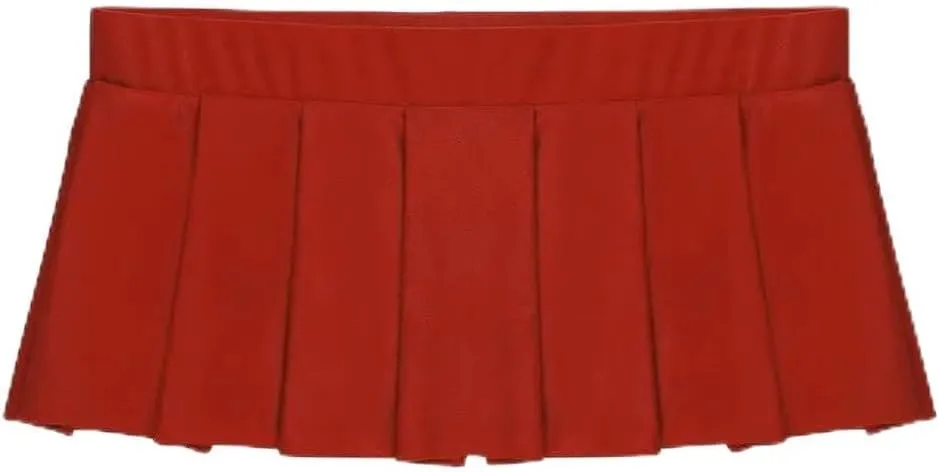 Womens Nightdresses Low Rise Pleated Mini Skirt Cosplay Costume Pole Dancing Performance Mini Skirts Pajamas Underwear