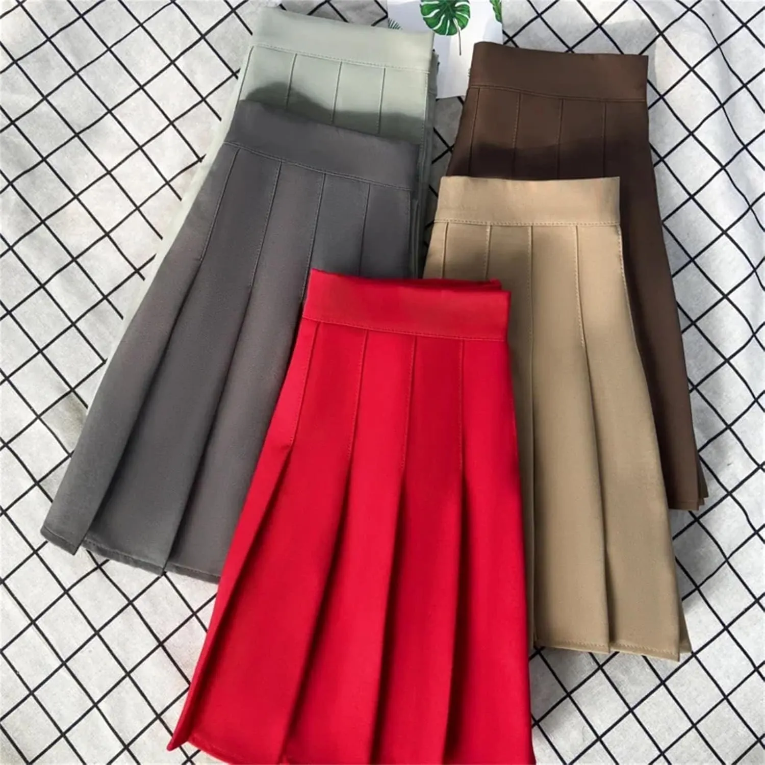 Women's Summer High Waist Line Pleated Mini Skirts for Women Casual Sports Short Skirt