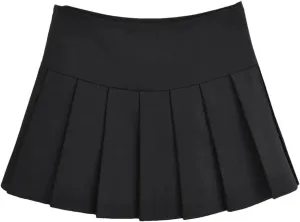 Women's Summer High Waisted Short Skirts for Women Vintage Pleated Sexy Mini Skirts Womens Tennis Skirt