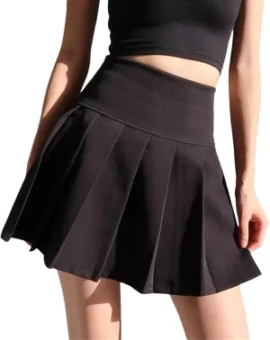 Women's Summer Short Pleated Skirt for Women High Waist Sexy Mini Skirts Female Pleated Athletic Skirts