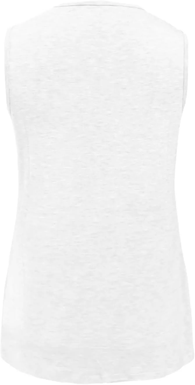Womens Tank Top 2025 Sleeveless Summer Vacation Beach Tees Shirts Loose Flowy Basic T-Shirt