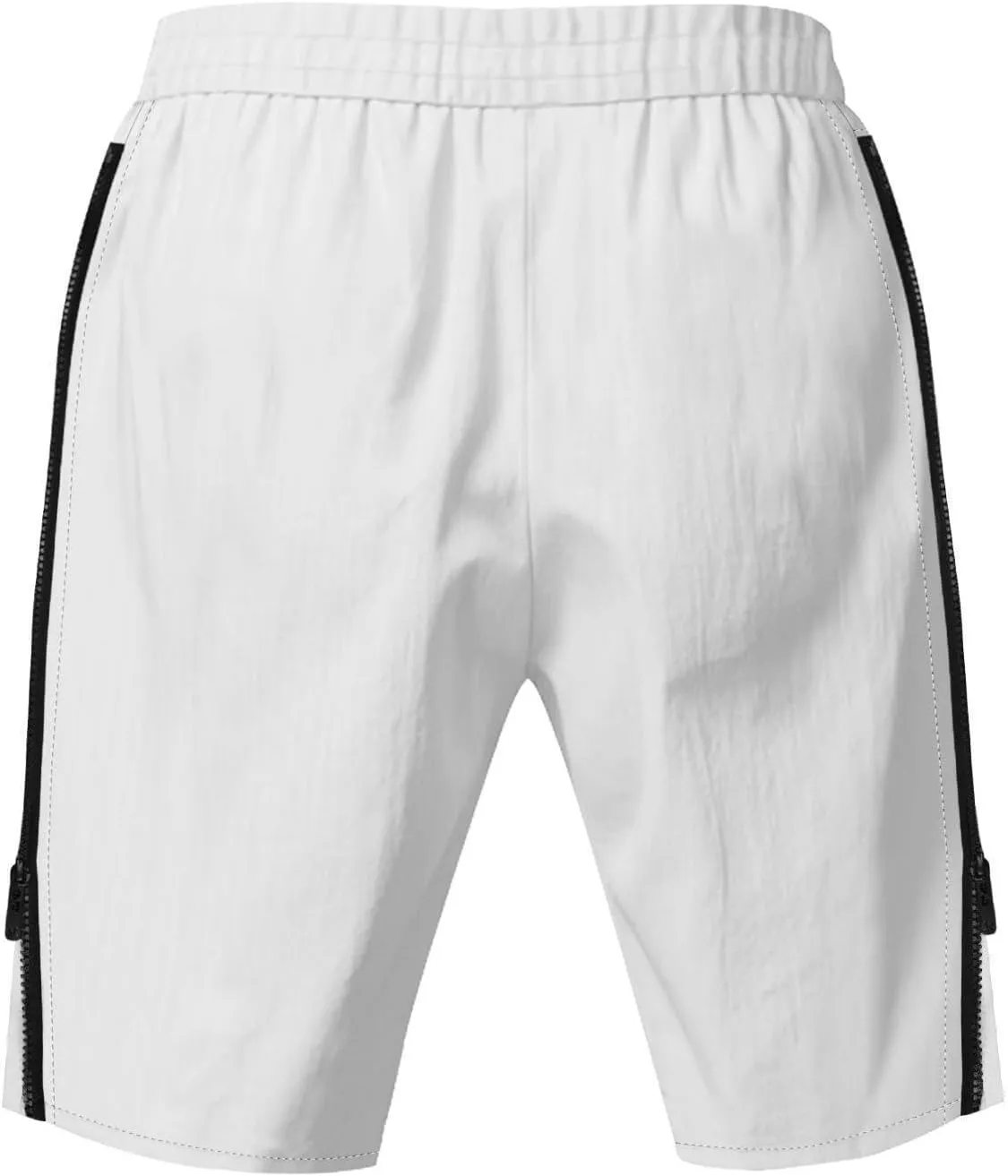 Workout Shorts Men Knee Length Athletic Basketball Gym Gear Quick Dry Lightweight Active Wear with Side Zipper Split