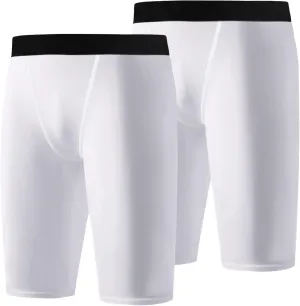 Youth Boys Compression Shorts,Spandex Athletic Kids Running Compression Underwear Sport Base Layer